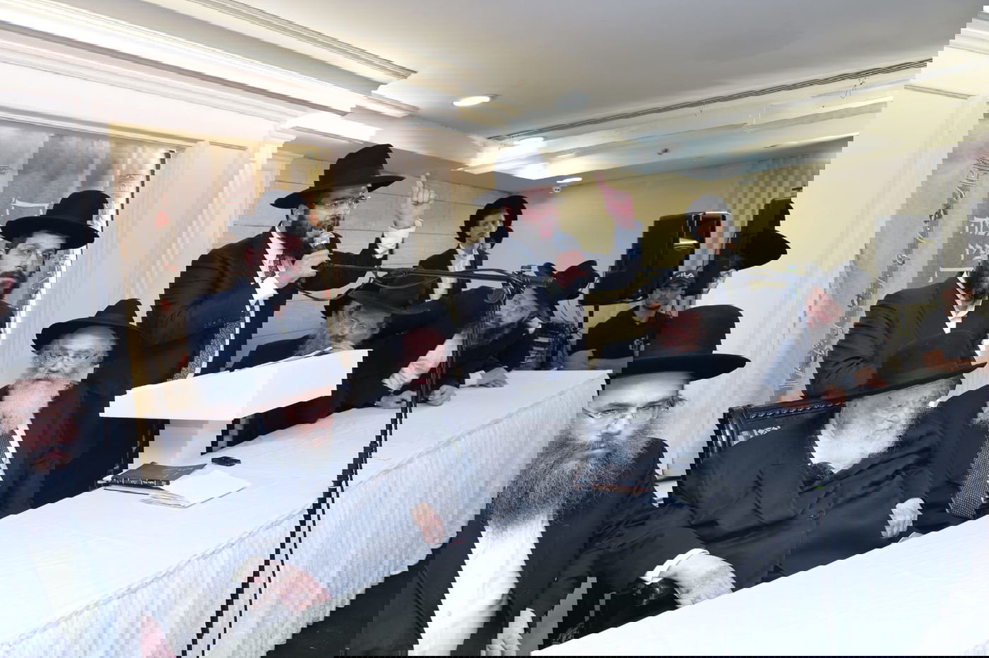 הביקור של מרן שר התורה ב'וולפסון'. תיעוד