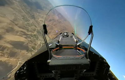 מטוס קרב גרמני תיעד את נופי הנגב • צפו