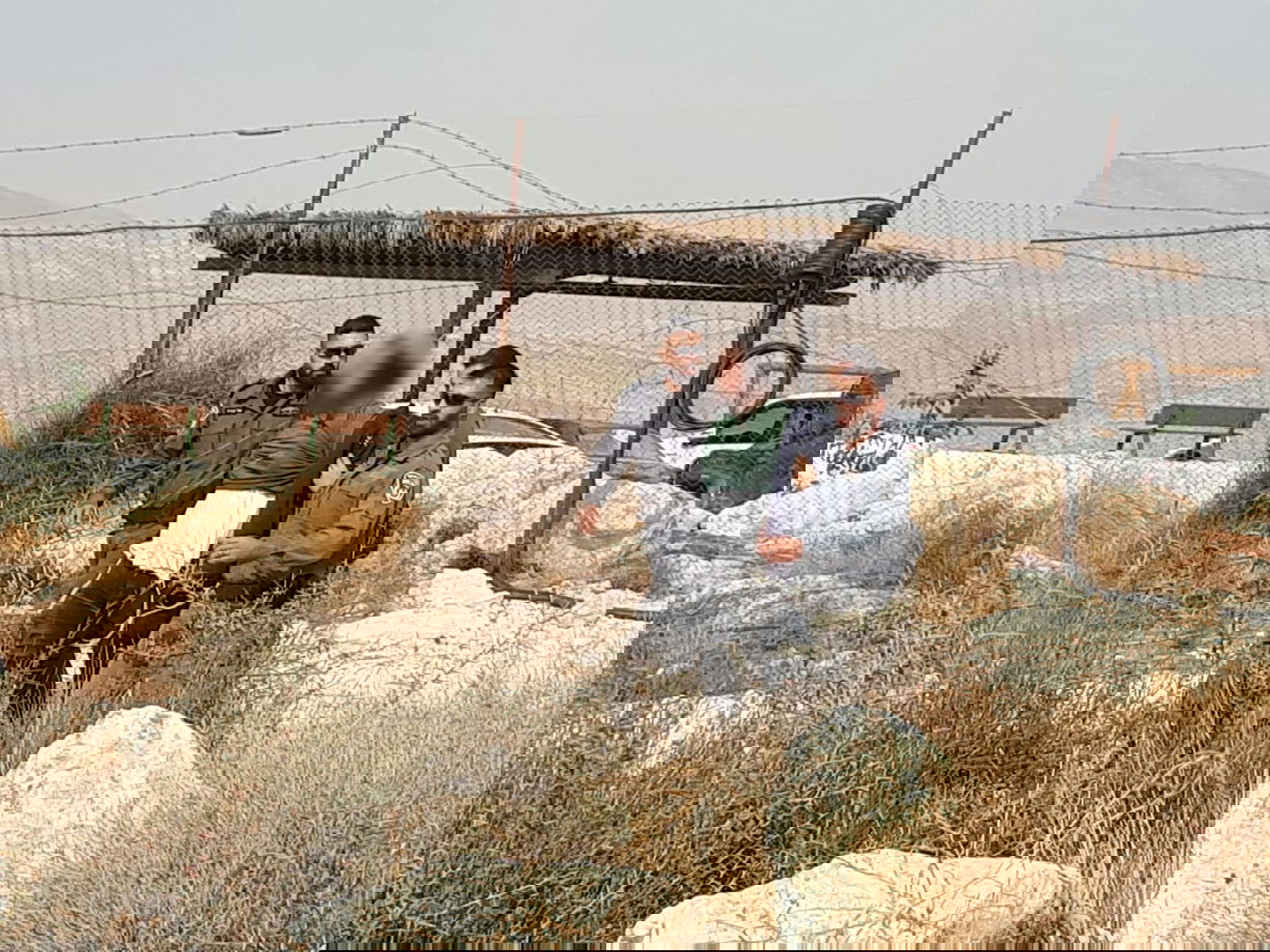 אחד העצורים במקום