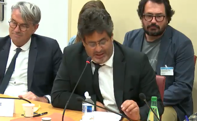 מאיר חביב בדיון בפרלמנט