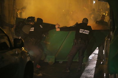 עבודות הנחת הפחים המוטמנים