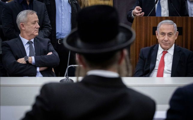 גנץ ונתניהו, השבוע בכנסת