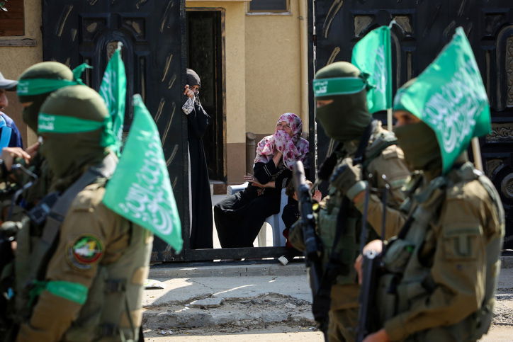 תיעוד: המופע הצבאי של חמאס ברצועה