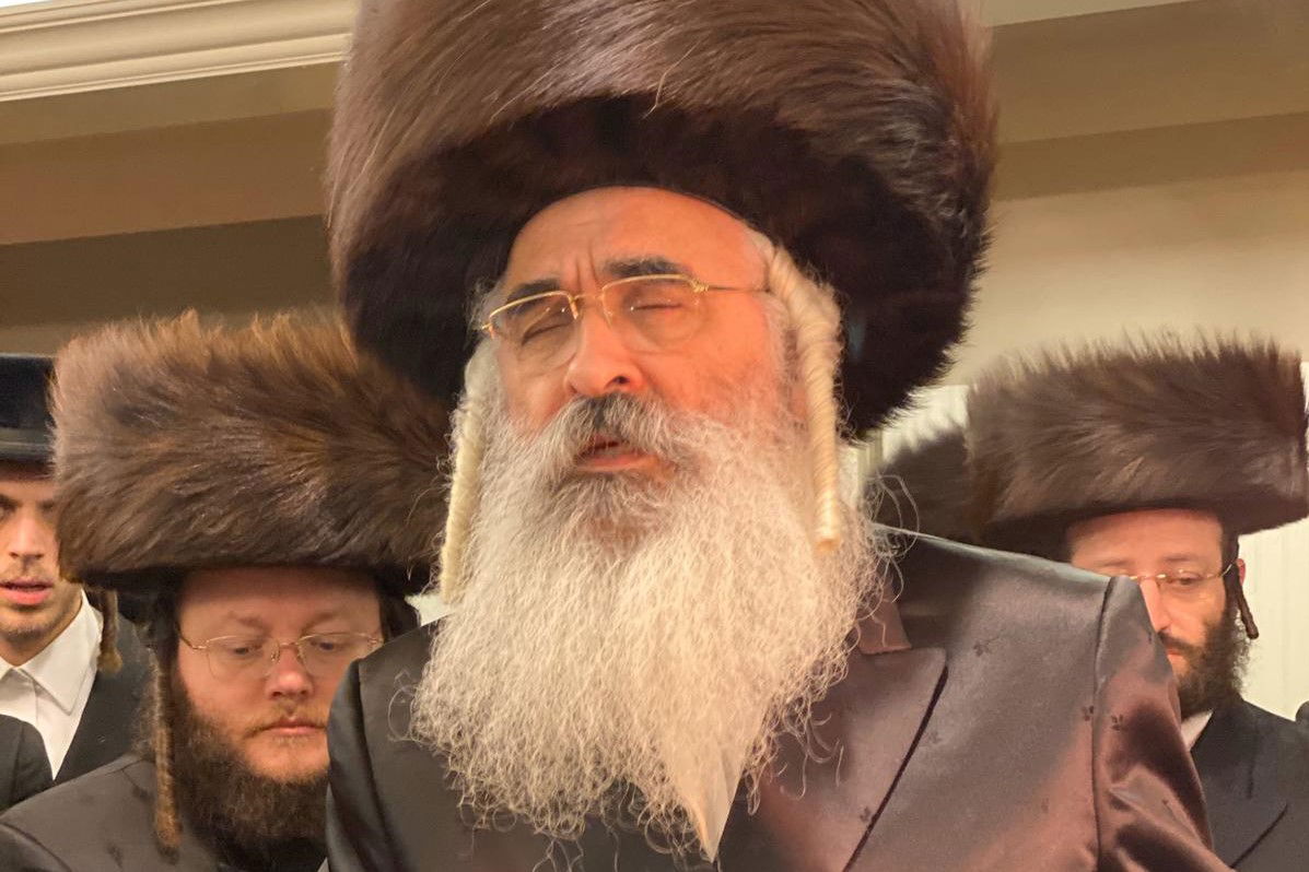 הרבי מדושינסקיא בשבת התאחדות בחו"ל