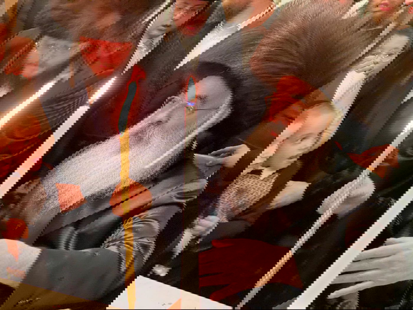 הרבי מדושינסקיא בשבת התאחדות בחו"ל