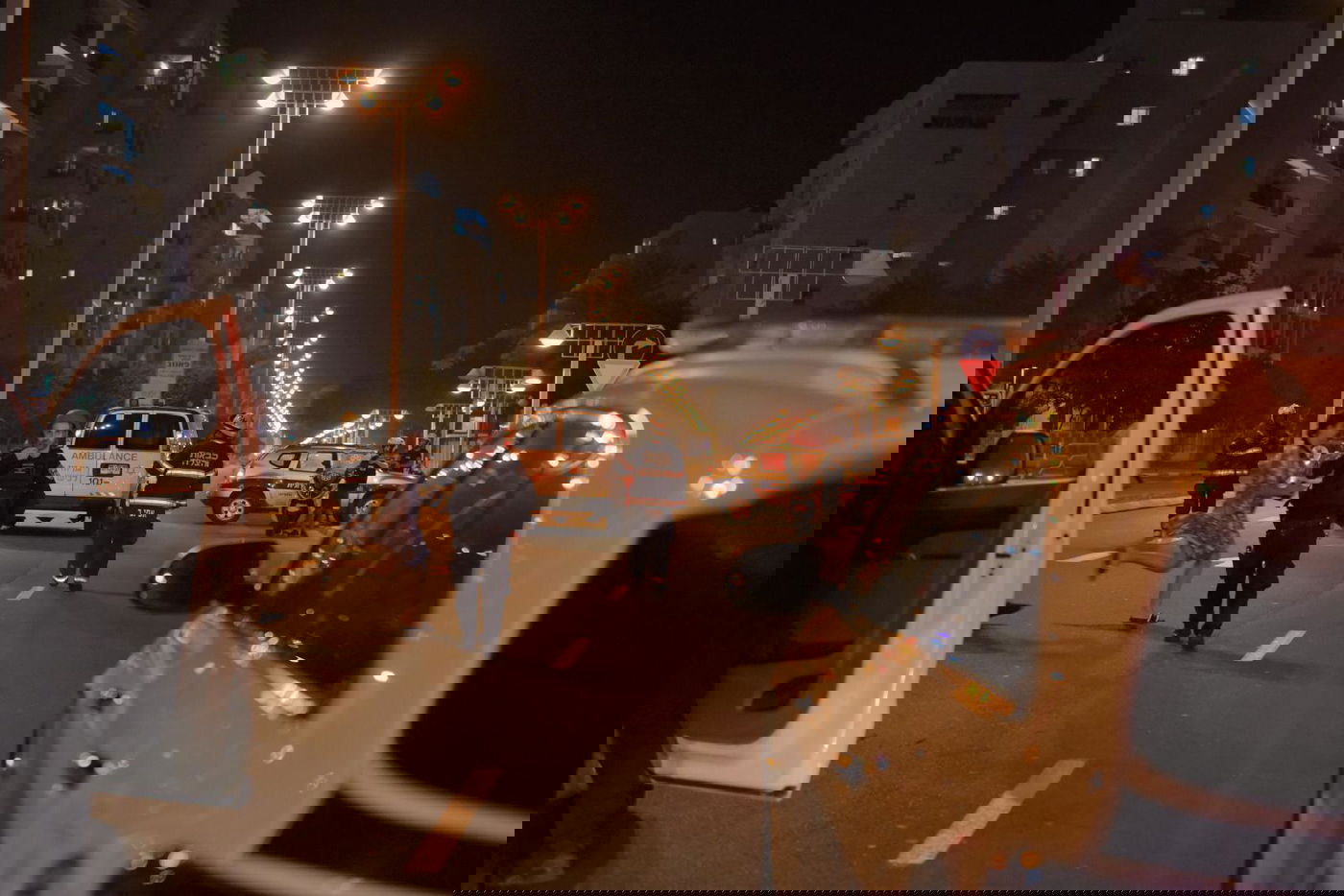 צפו במטח לאשדוד; רסיסי רקטה נפלו בעיר