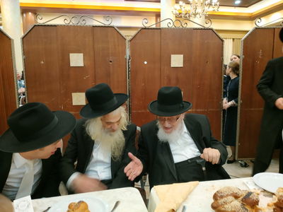 הגרמ"צ ברגמן עם הגר"א דויטש