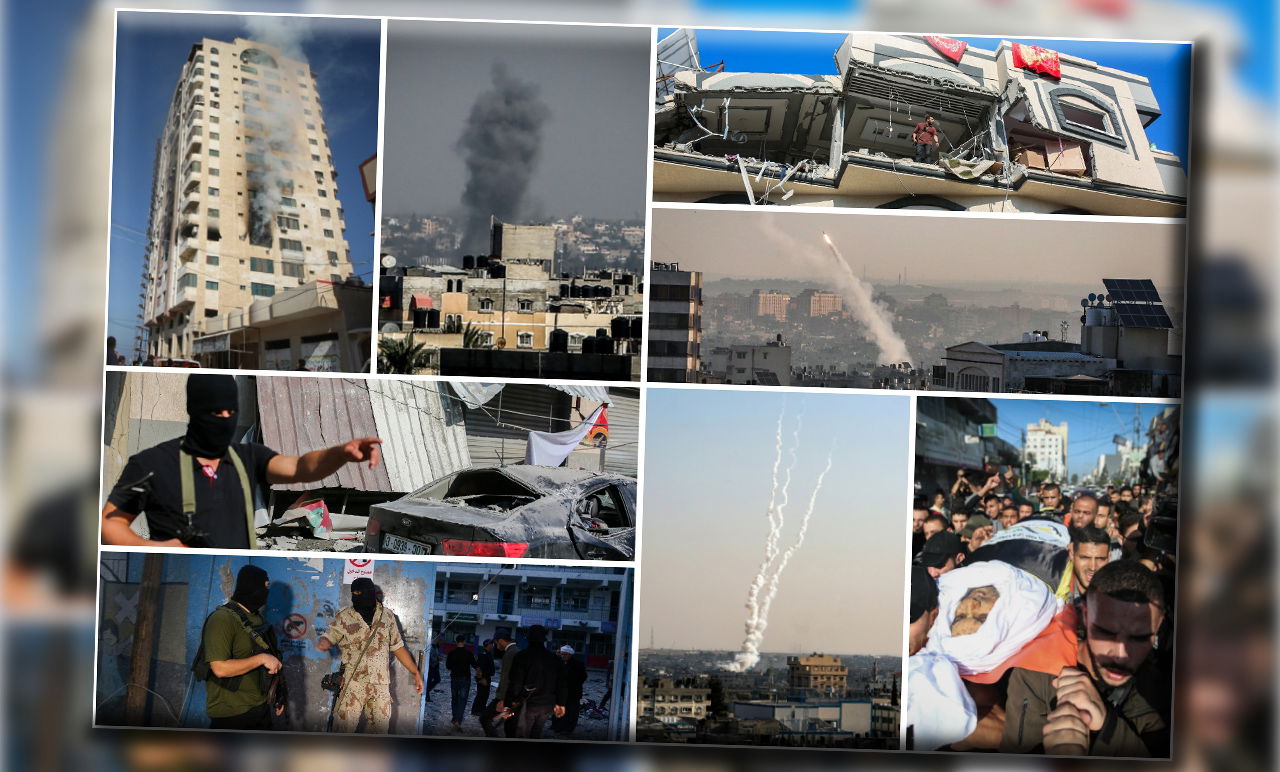 החיסול, הרקטות והתקיפות; כך נראתה עזה