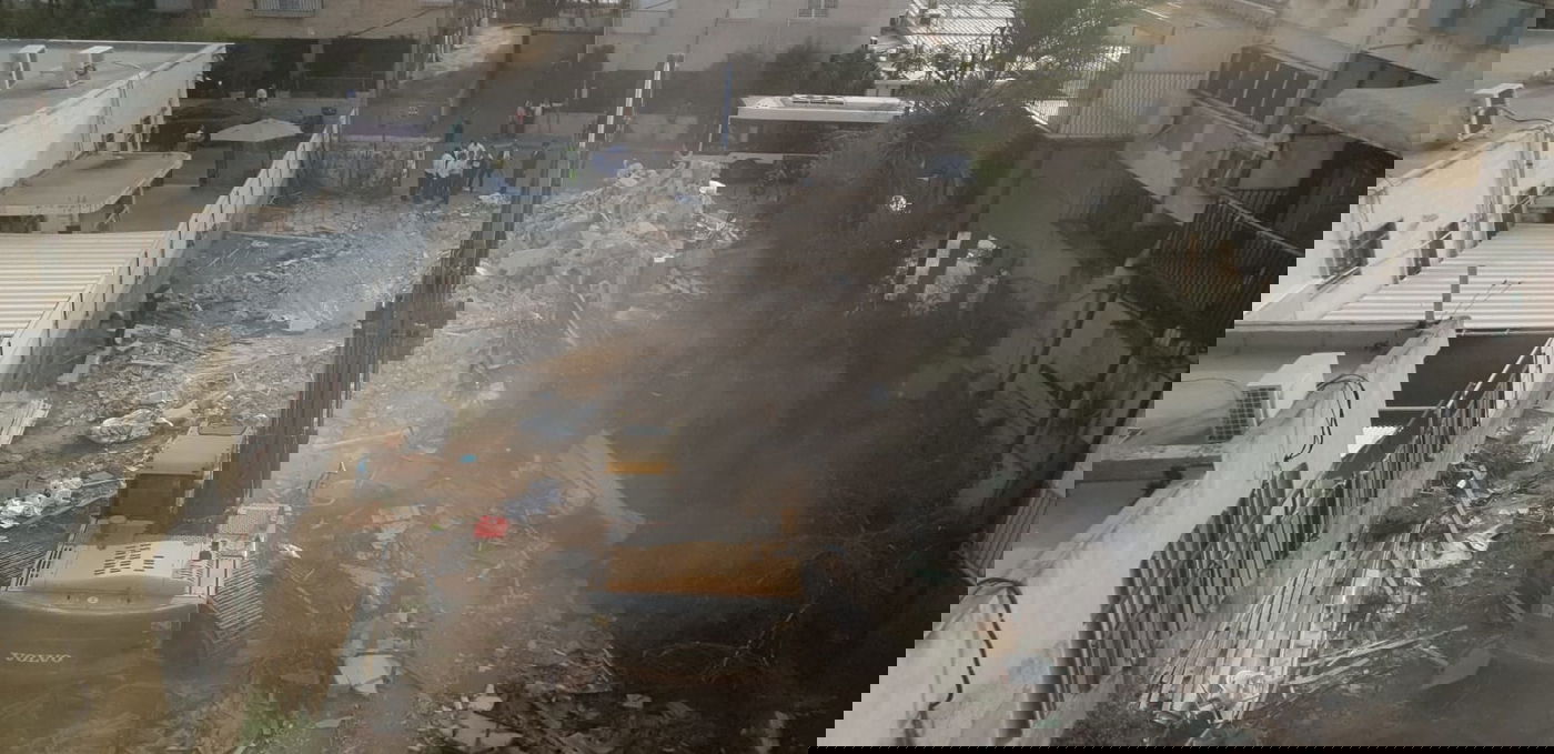 בלב בני ברק: המבנה נהרס עבור בית הכנסת