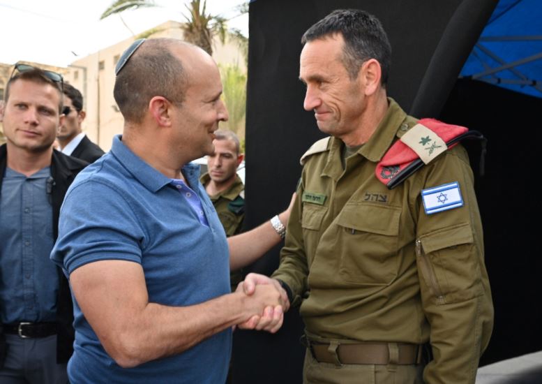 בנט ואלוף פיקוד דרום