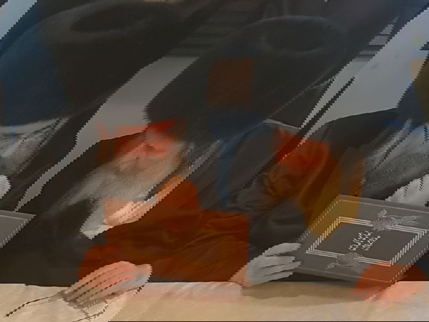 בחתונת הגר"ד: האדמו"ר מגור והגר"ש אלתר יחדיו