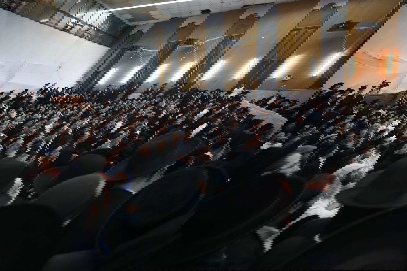 מאות הגיעו להשתתף בשיעור של 'הינוקא'