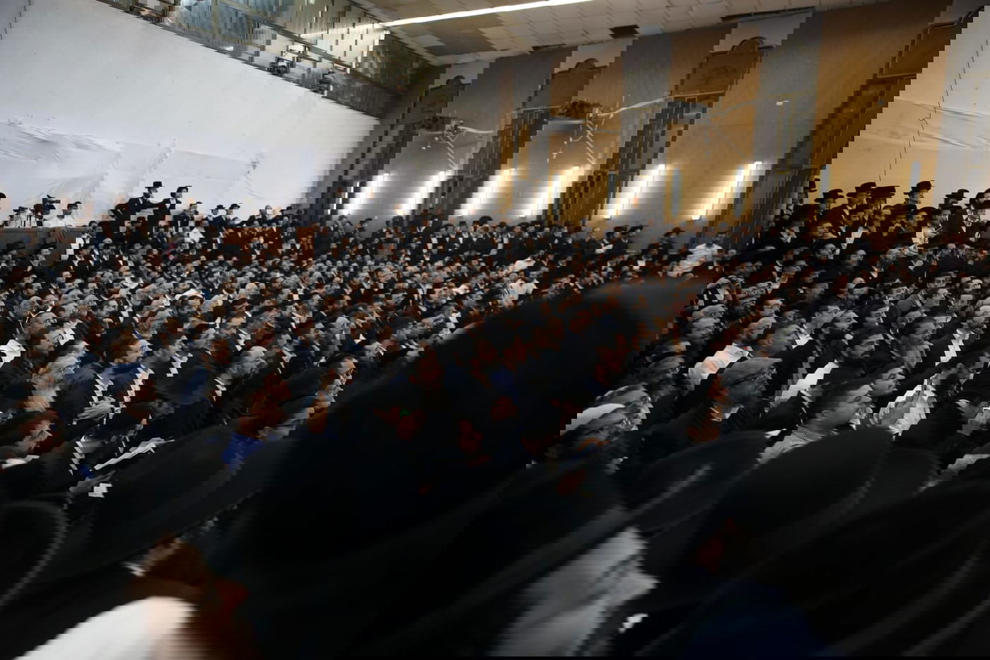 מאות הגיעו להשתתף בשיעור של 'הינוקא'