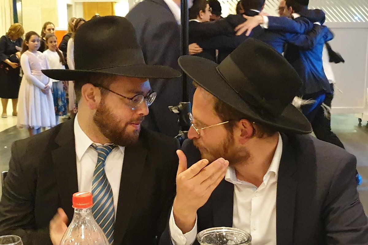 דודי בלומנשטוק משמאל, עם דוד זהר