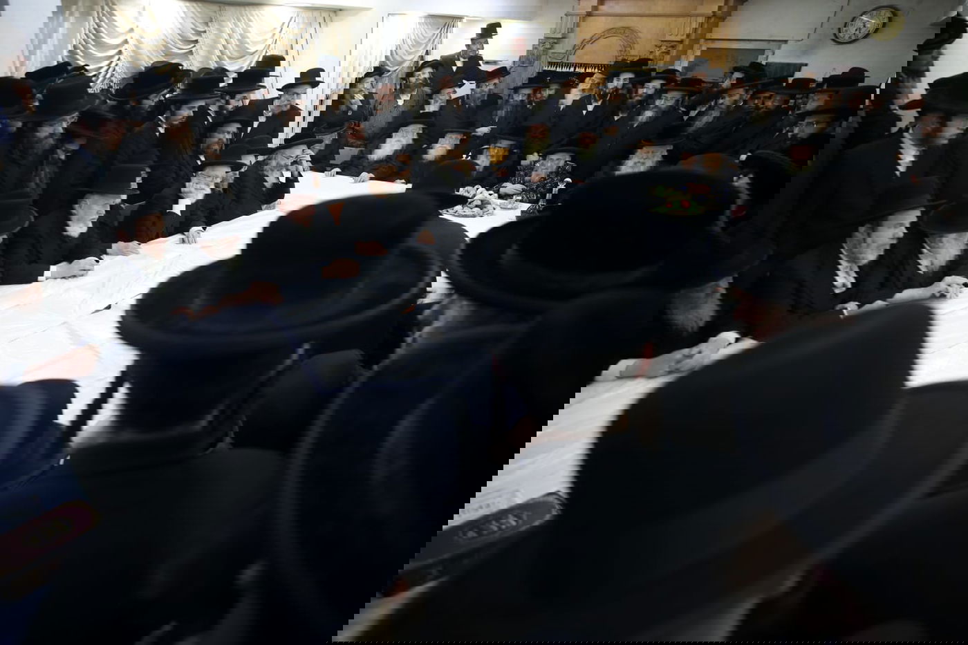 תיעוד: קבלת פנים לאדמו"ר מסאטמר אצל גאב"ד העדה החרדית