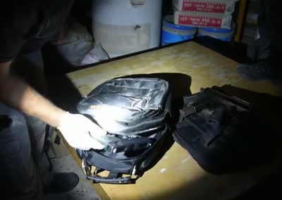 השוטרים גילו את התחמושת שהסתיר הנהג הערבי