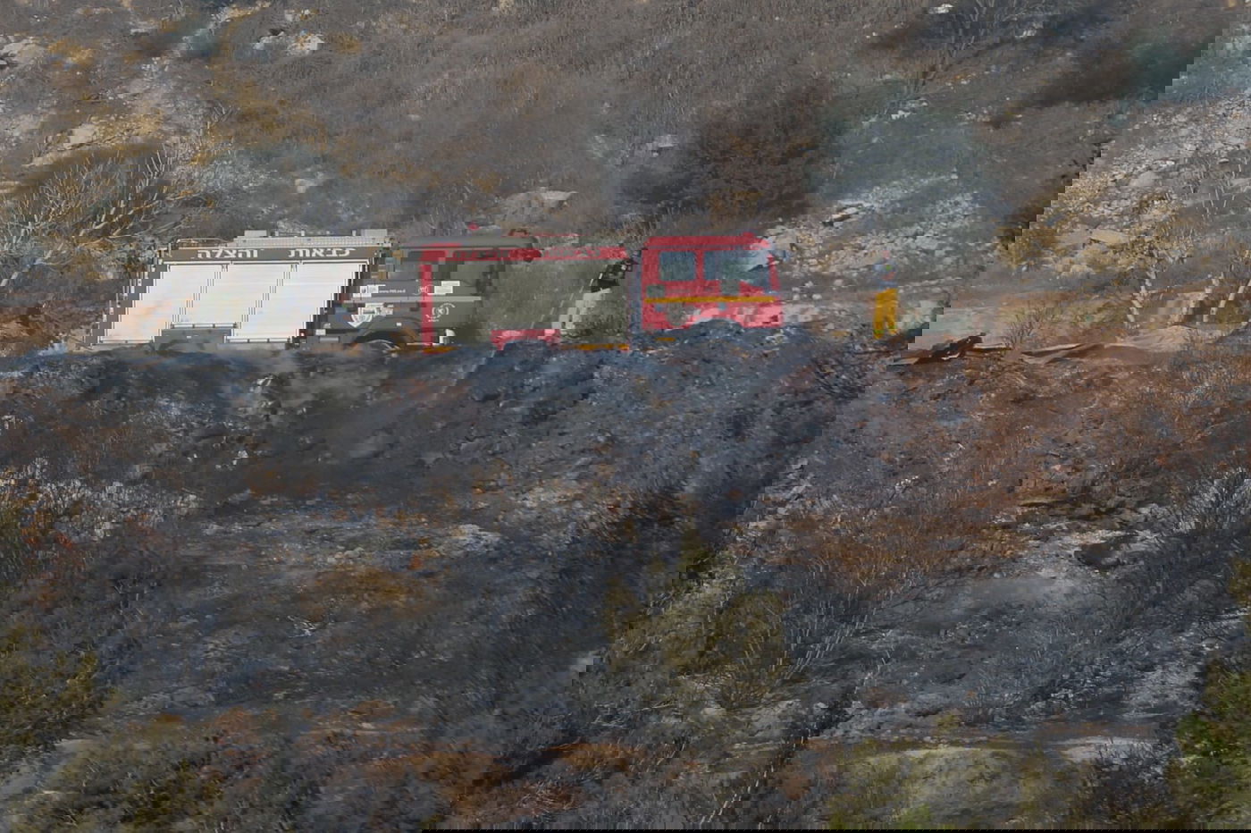 השריפה במבשרת: נבלמה התפשטות האש