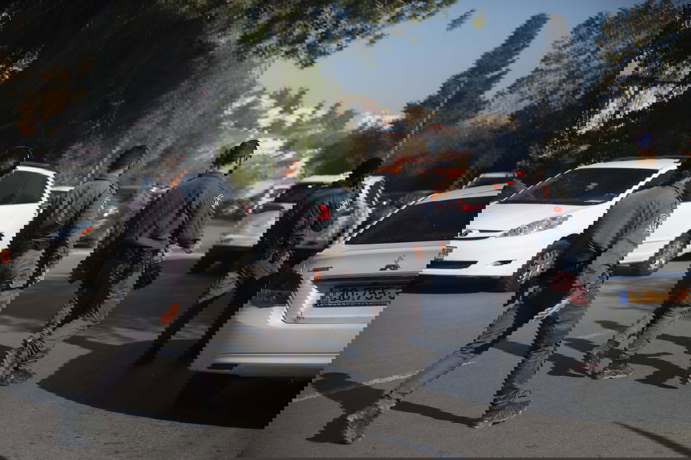 המסוק המשטרתי תיעד: השריפה במבשרת