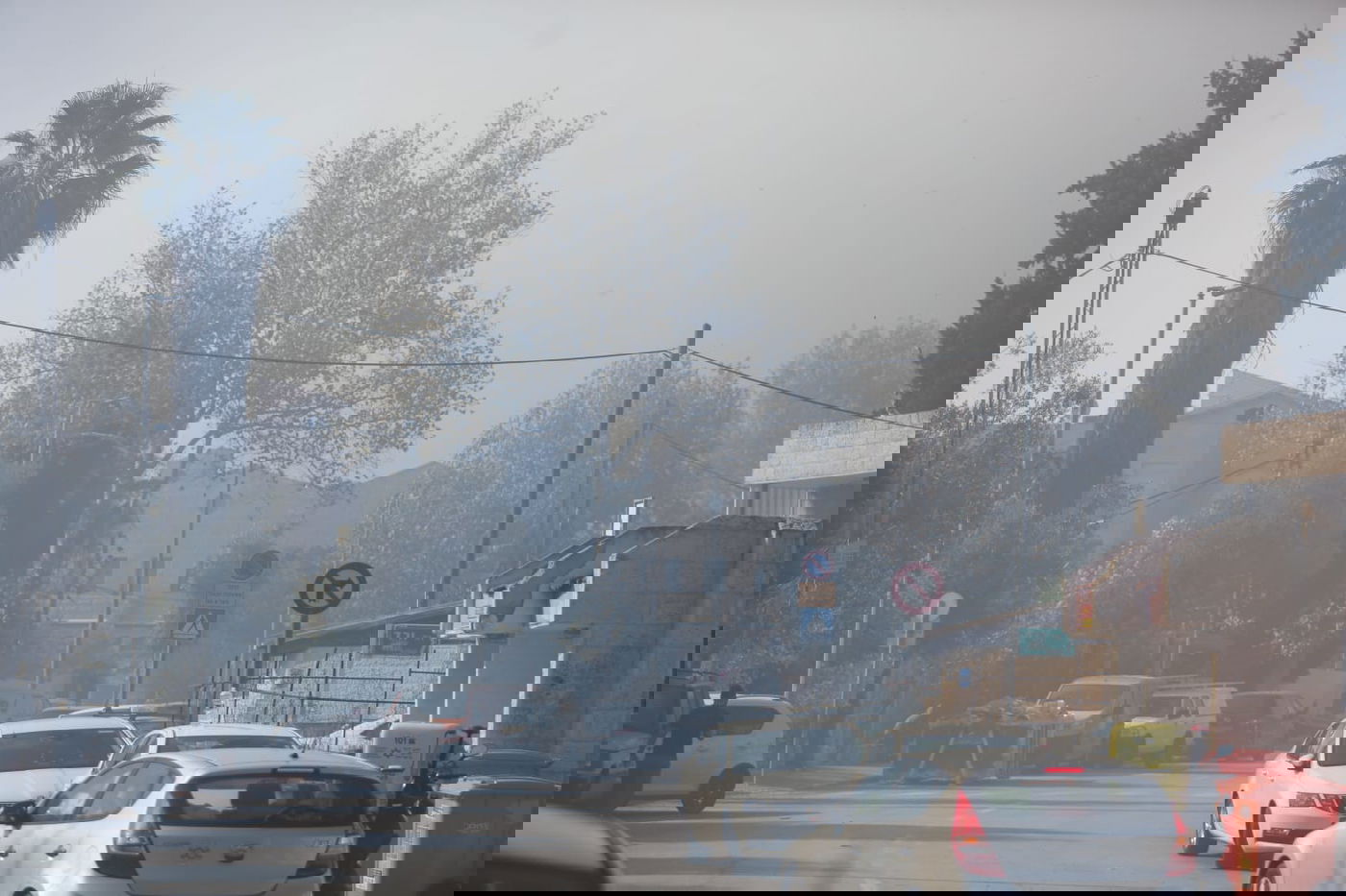 המסוק המשטרתי תיעד: השריפה במבשרת