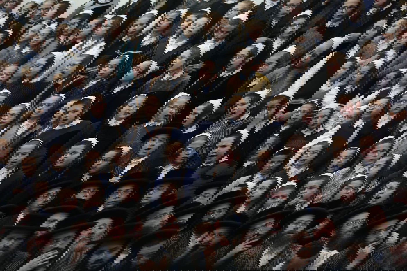 ילדי החמד קיבלו את פני האדמו"ר מסאטמר