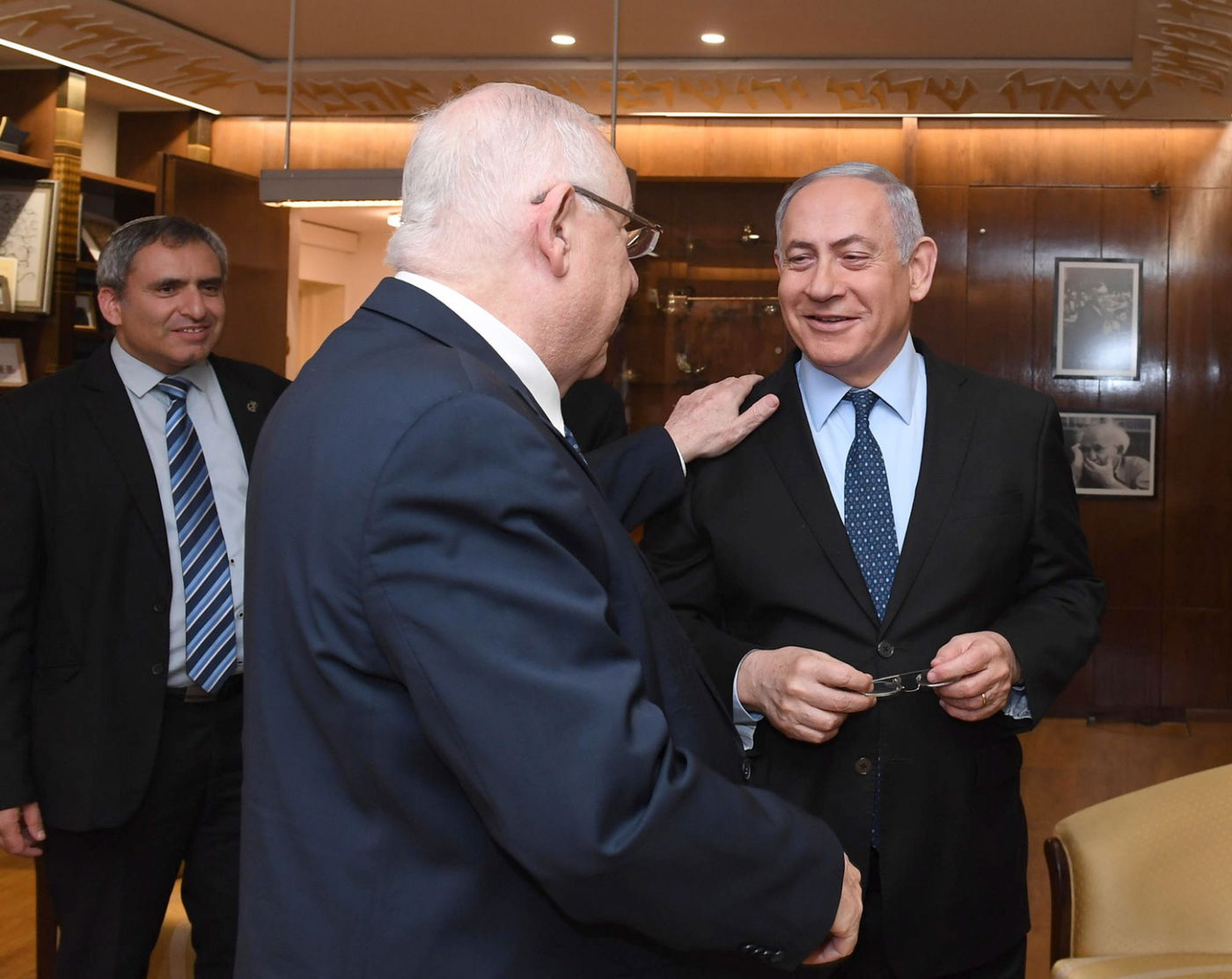 ריבלין ונתניהו, אמש