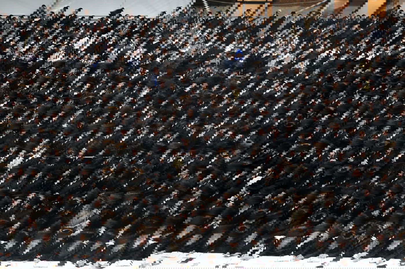 אלפים ב'טיש' של האדמו"ר מסאטמר; ה'עליות' נמכרו בחצי מיליון דולר