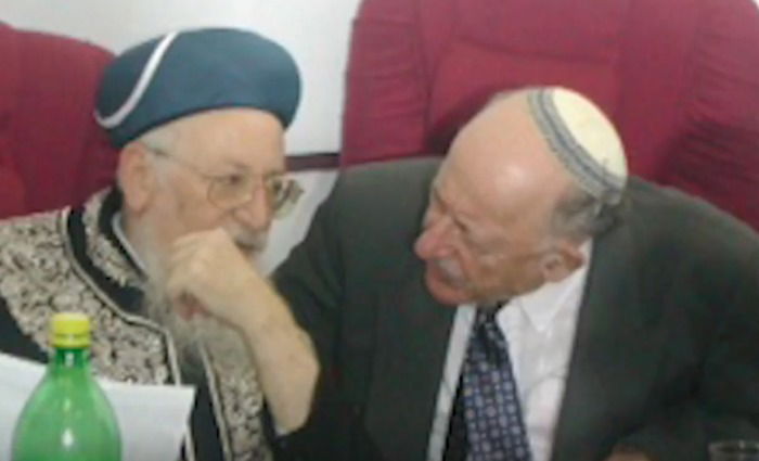 יעקב בזק עם הרב מרדכי אליהו ז"ל