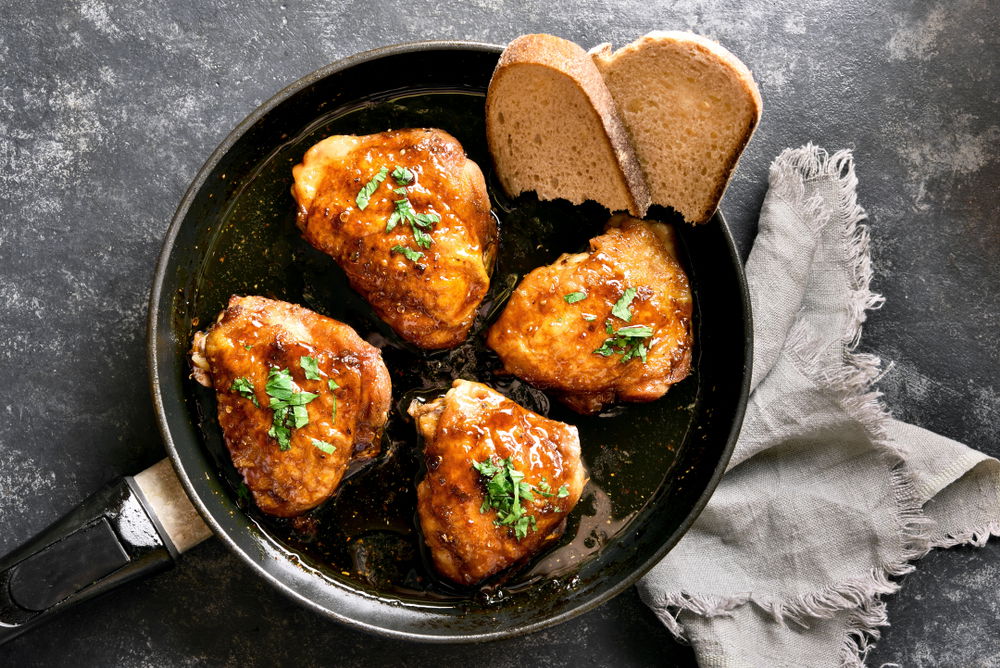 פרגיות ברוטב שום ודבש