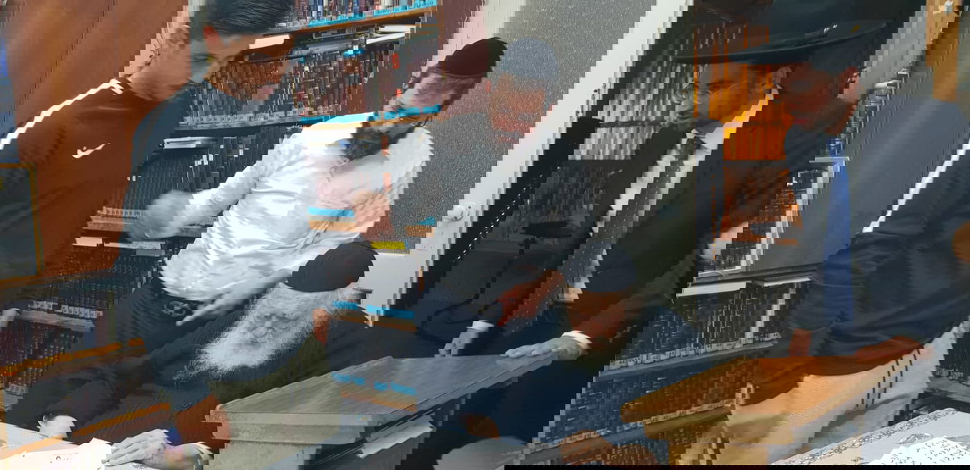 הכדרוגלנים המתקרבים התברכו אצל הגר"ח