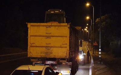 המשאית שנתפסה