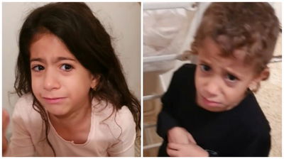 אמא צילמה את ילדיה מפחדים בזמן אזעקה: "הם רועדים"