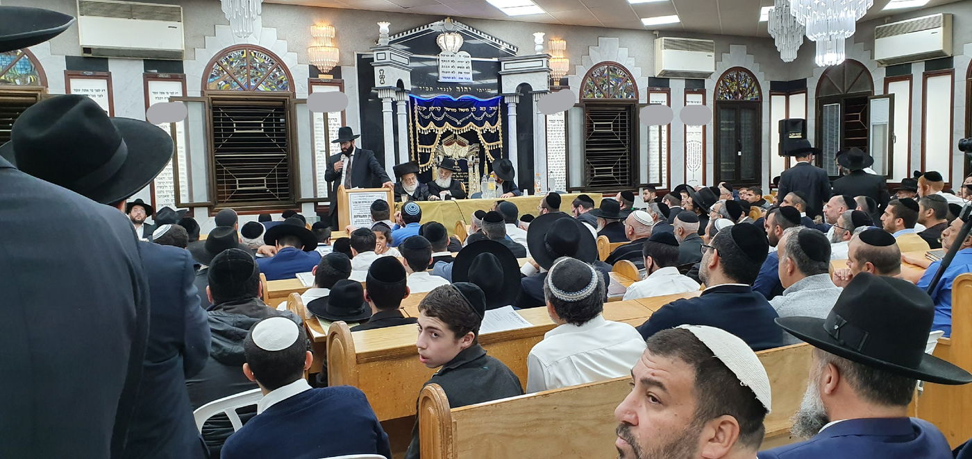 גדולי הרבנים חיזקו את תושבי נתניה. תיעוד