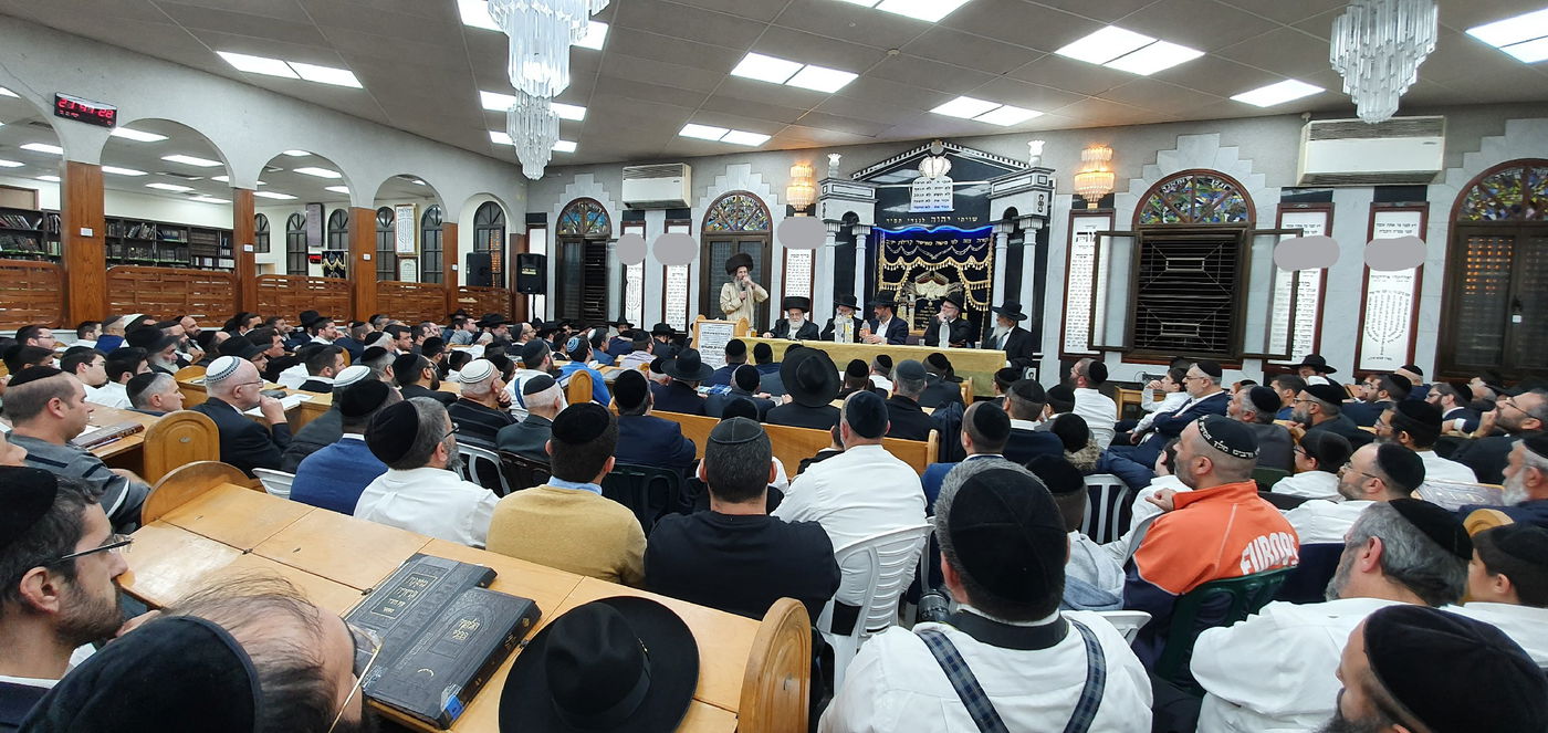 גדולי הרבנים חיזקו את תושבי נתניה. תיעוד