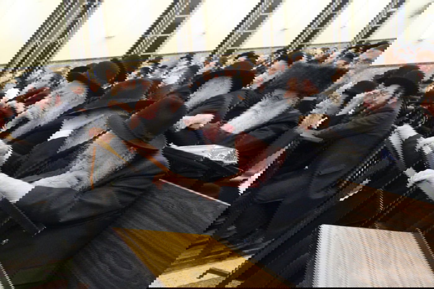 עצרת מספד על פטירת הגר"א אברהמס זצ"ל