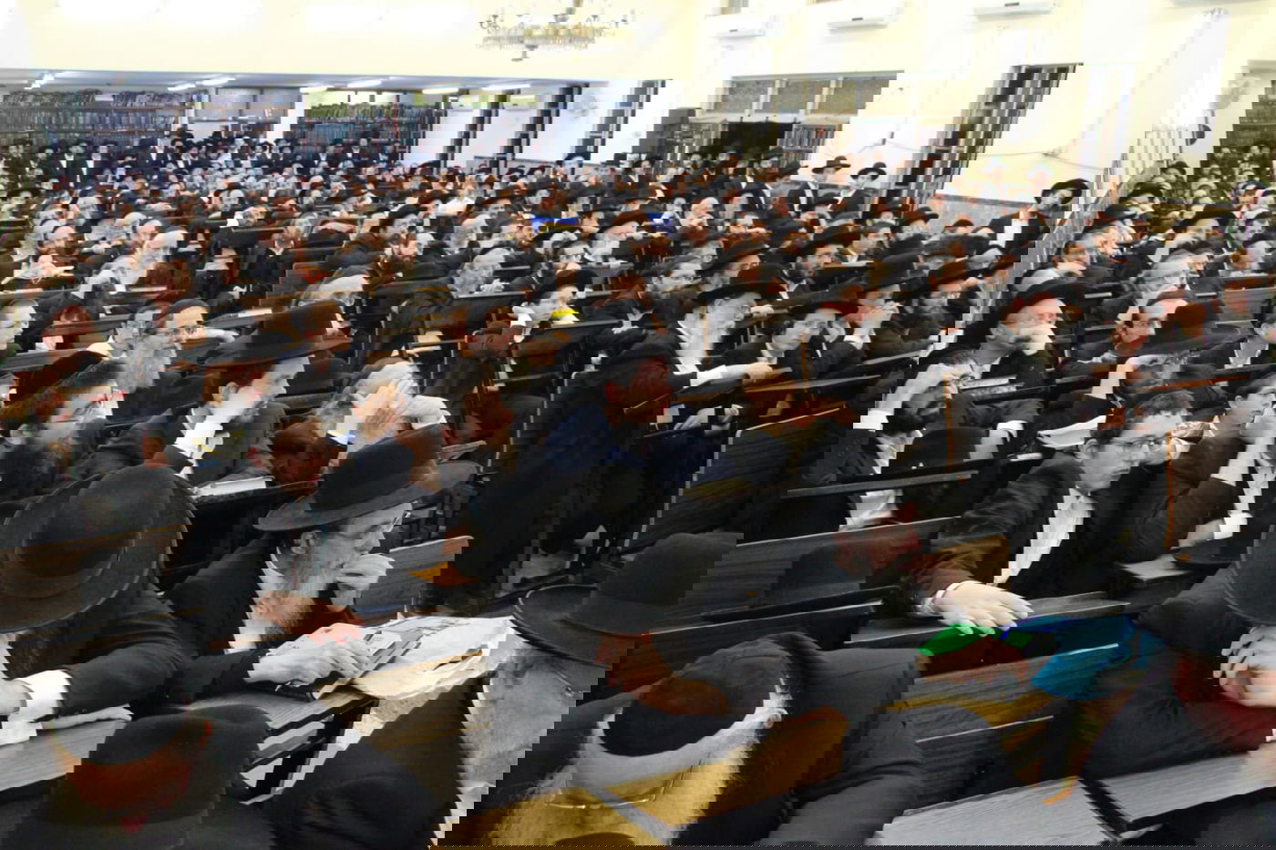 עצרת מספד על פטירת הגר"א אברהמס זצ"ל