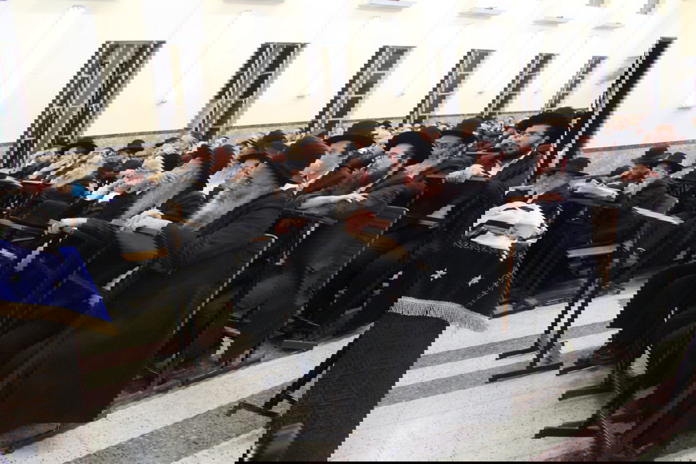 עצרת מספד על פטירת הגר"א אברהמס זצ"ל