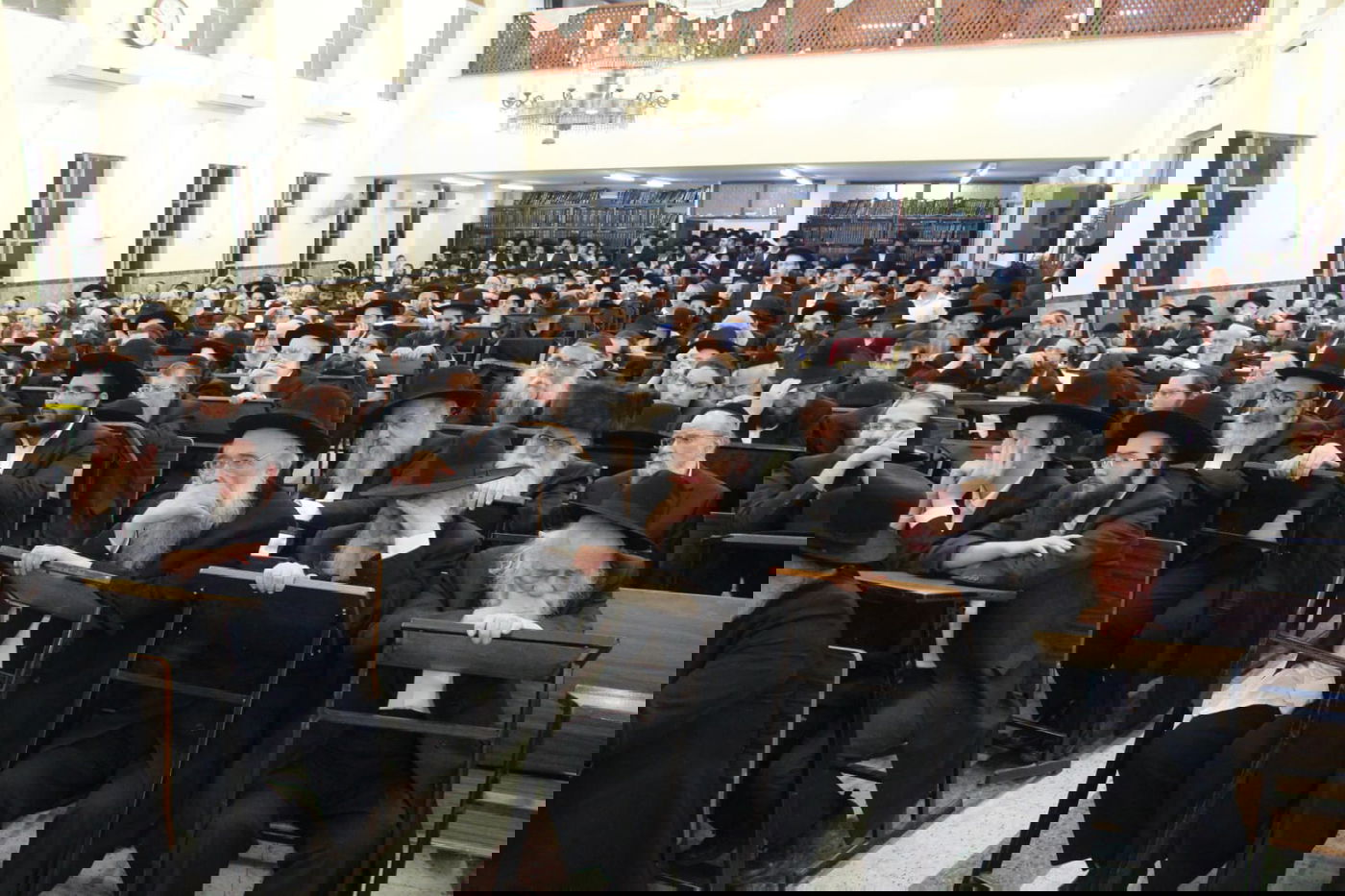 עצרת מספד על פטירת הגר"א אברהמס זצ"ל