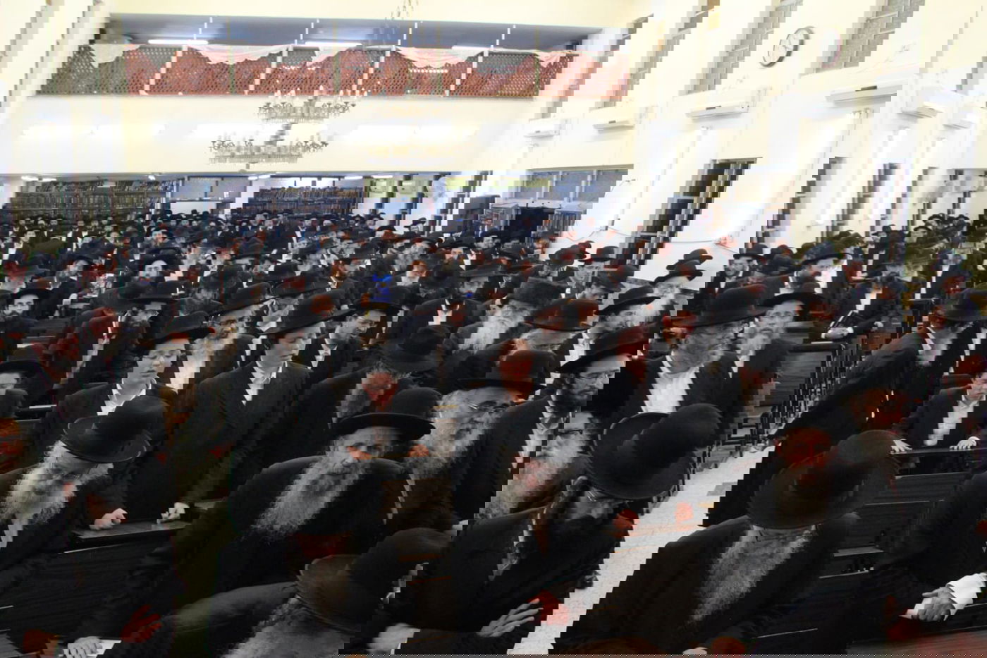 עצרת מספד על פטירת הגר"א אברהמס זצ"ל