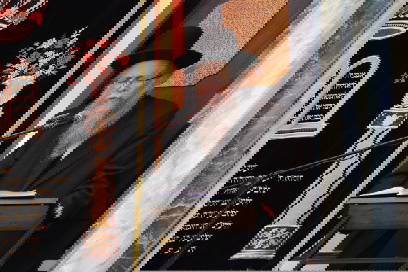 עצרת מספד על פטירת הגר"א אברהמס זצ"ל