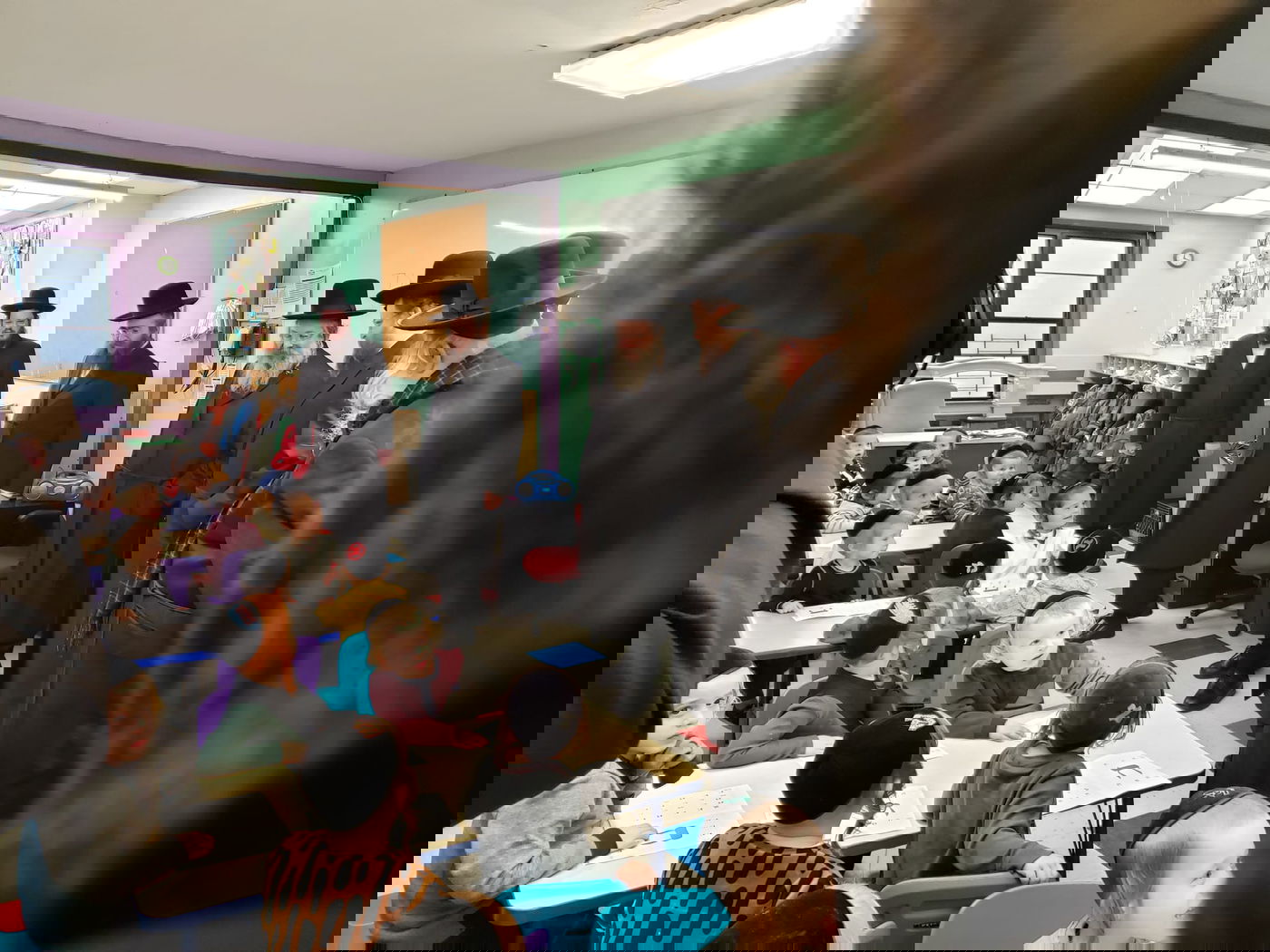 בני האדמו"ר מגור ביקרו את הקהילה בארה"ב