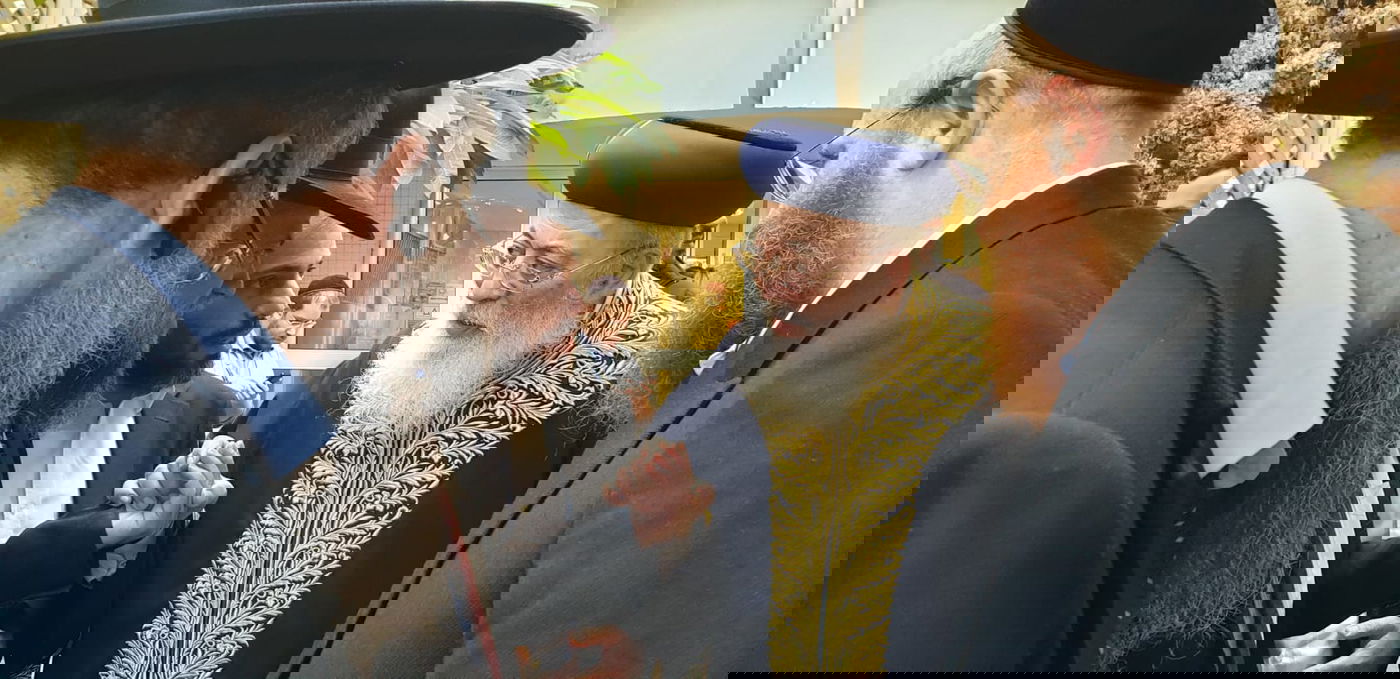 הגר"ש עמאר סייר בבית החולים והביע את התפעלותו