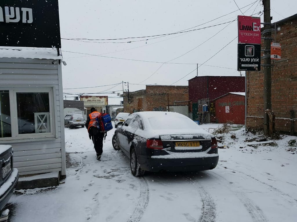 אומן: לפחות 10 מקרים של פציעות משלג
