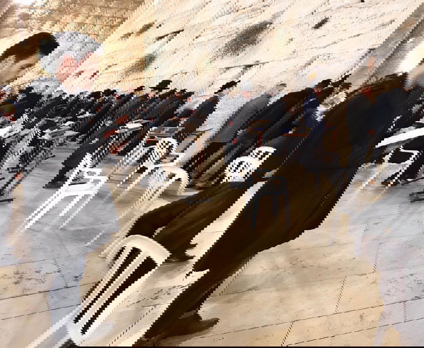 תיעוד: 'גדליה' התפלל בכותל המערבי