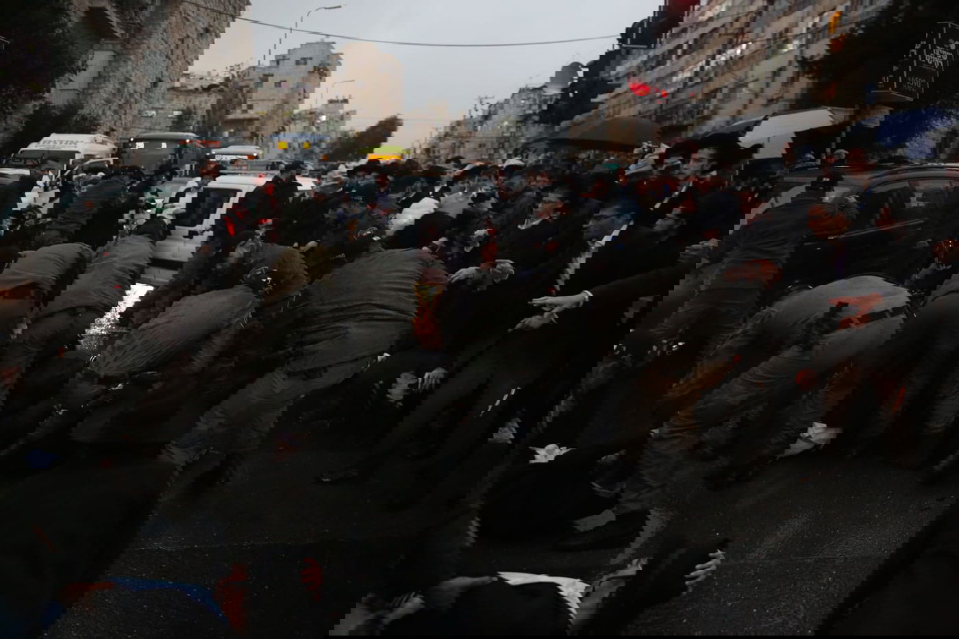 הפגנה סוערת בירושלים: אלימות ומעצרים