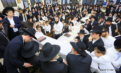 סיום מסכת אהלות בכולל. ארכיון