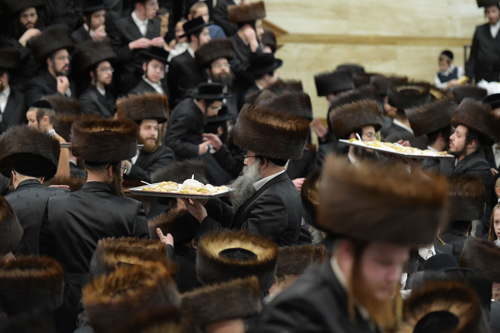 אלפים בשמחת החתונה לנכד האדמו"ר מסאטמר