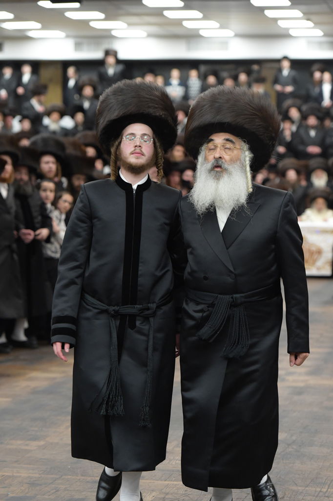 אלפים בשמחת החתונה לנכד האדמו"ר מסאטמר