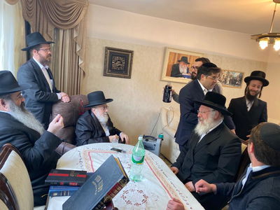 ההתייעצות ההלכתית הפכה ל'התוועדות' נלהבת