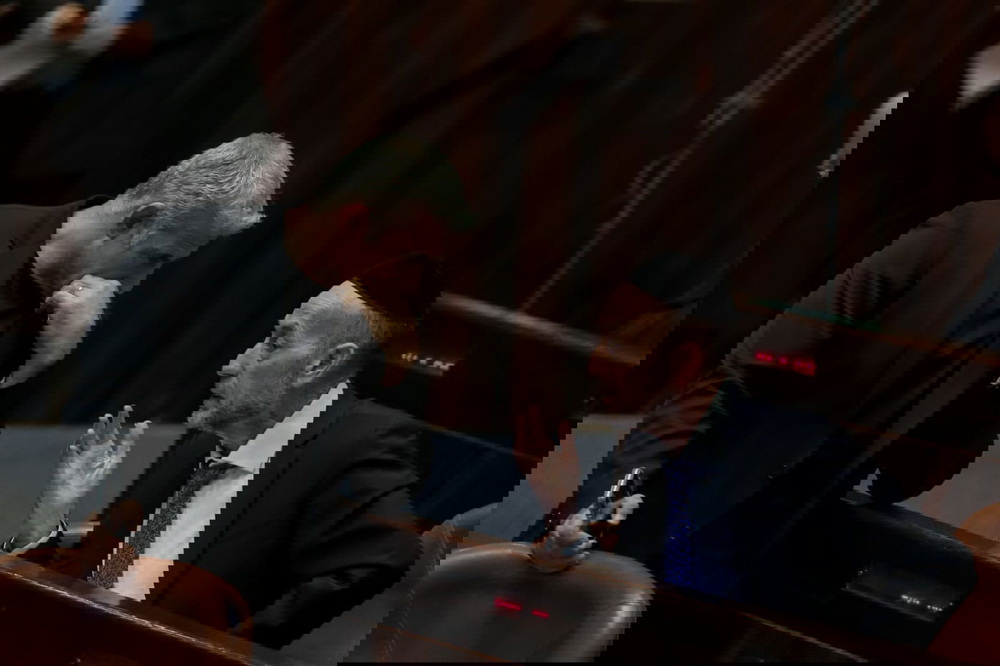 תיעוד: על מה שוחחו אורי מקלב ויאיר לפיד?