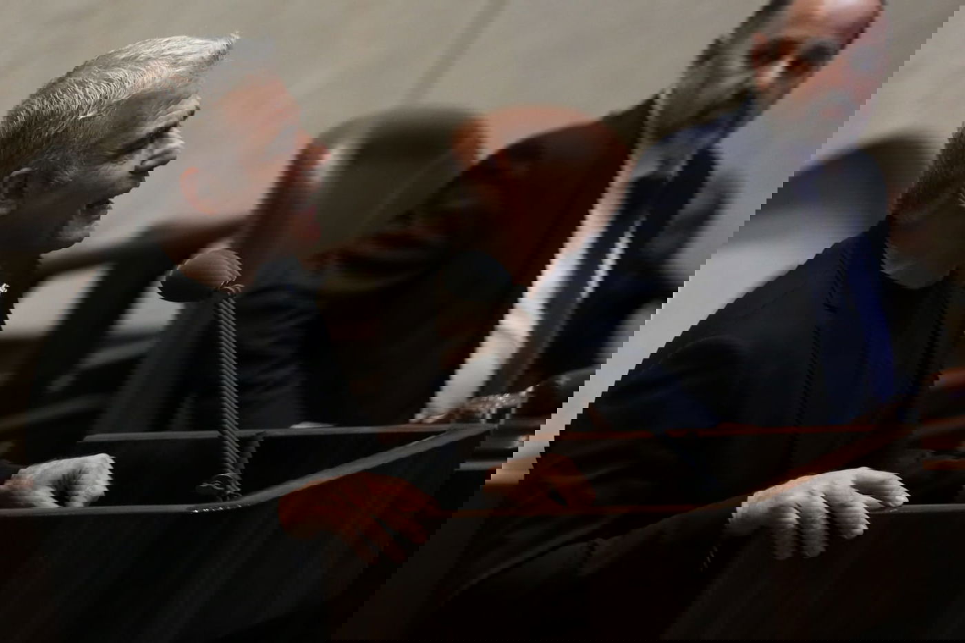 תיעוד: על מה שוחחו אורי מקלב ויאיר לפיד?